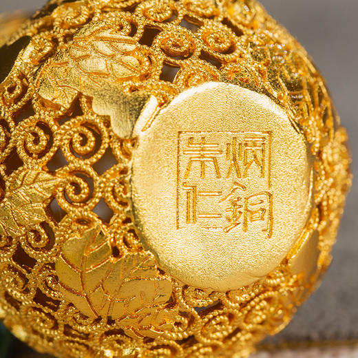 福禄欢喜葫芦挂件【朱炳仁铜 】 商品图5