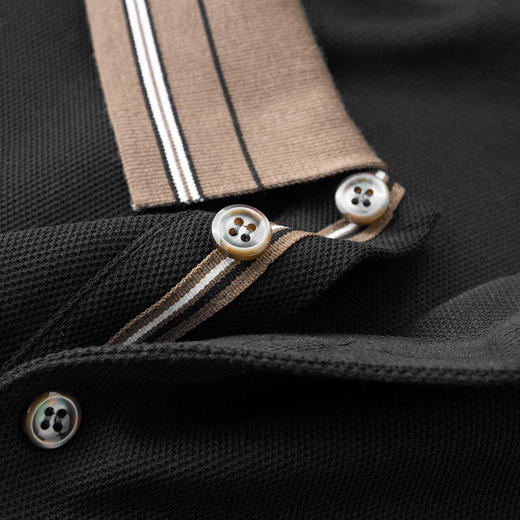 【新款DDA】大依优型大码长袖Polo衫翻领加肥加大肥佬休闲商务宽松透气上衣打底 商品图11