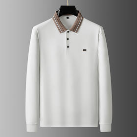 【新款DDA】大依优型大码长袖Polo衫翻领加肥加大肥佬休闲商务宽松透气上衣打底