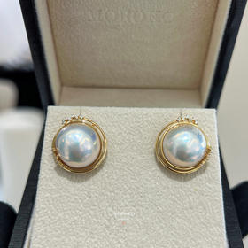 星月相伴·耳钉 | 极光马贝珍珠