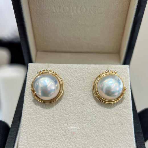 星月相伴·耳钉 | 极光马贝珍珠 商品图0