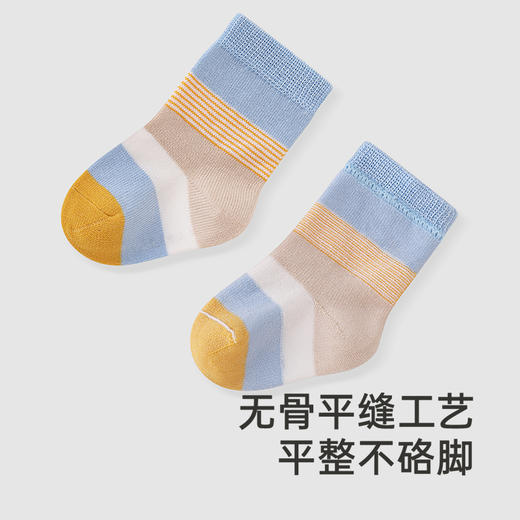 【商场同款】英氏儿童袜子夏透气男童袜子两双装新款四季短袜 商品图3