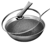 【小家电】康巴赫304不锈钢蜂窝炒锅CFC32A1 HF 商品缩略图0