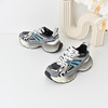 经典鲨2024年秋新款韩版时尚拼色网面透气舒适休闲老爹鞋女KW79-D37051 商品缩略图3