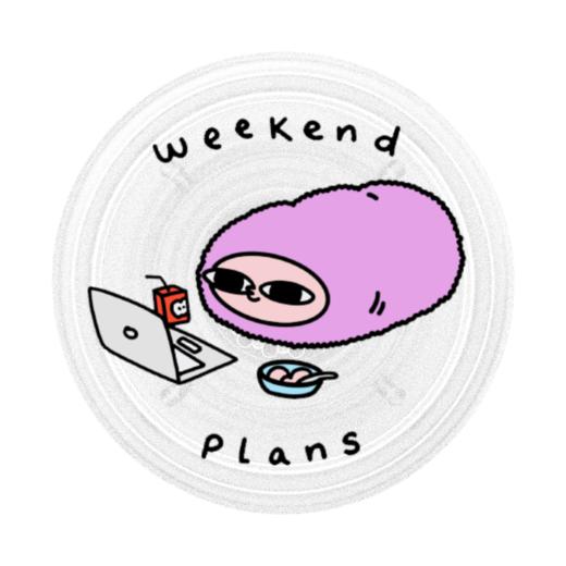 【小豆的悠游日常】周末豆 POPGRIP泡泡骚 Graphic平面系列 粉色 字母 卡通 商品图1