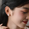 Manreya玛芮雅王妃精品银镀金0感珍珠耳夹 商品缩略图2