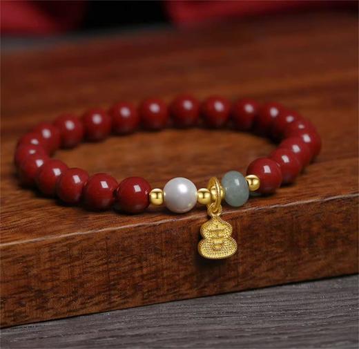 【春季焕新】【全球购】「买一送一」 BAOFANDI宝梵迪古法传承朱砂和田玉手链·现货速达 商品图1