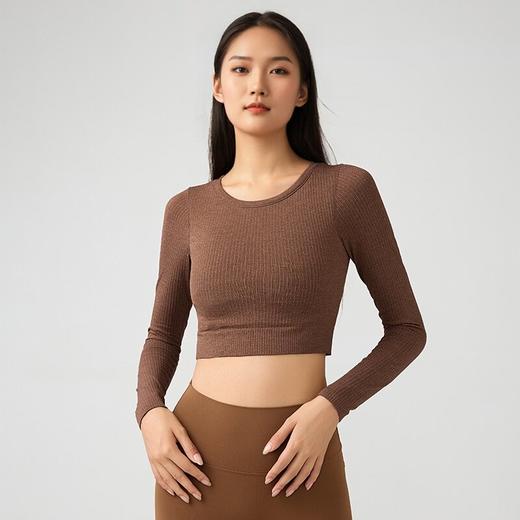 哈瓦塔秋装含胸垫短款运动长袖H340147 商品图9