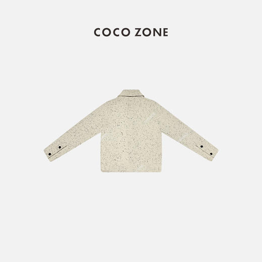 COCO ZONE 2024时尚翻领单排扣针织开衫设计感百搭毛衣24C60088 商品图1