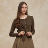 PG630斯尔丽24秋季新款优雅淑女细针开衫可脱卸披肩两件套针织衫 商品缩略图0