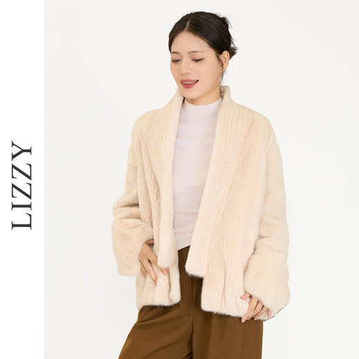 LIZZY冬季优雅柒轻奢水貂裘皮大衣外套7681 商品图1