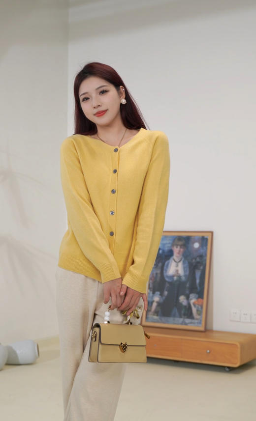 臣禾	100%绵羊毛 重磅羊毛开衫JZ243100875 商品图0