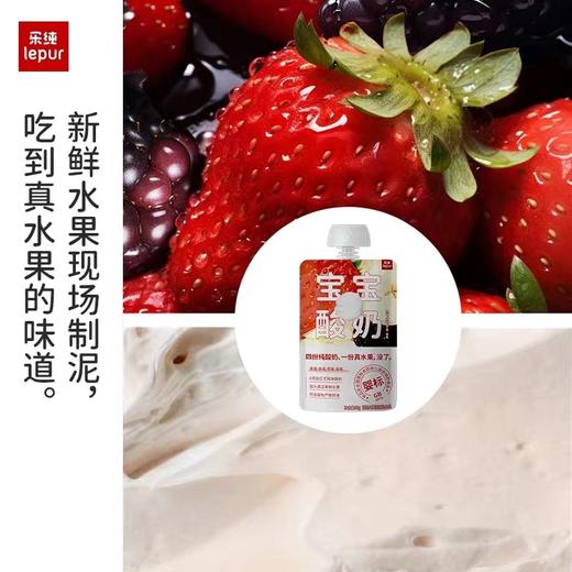 乐纯宝宝酸奶儿童辅食常温营养果泥酸奶水果多口味酸奶 商品图1