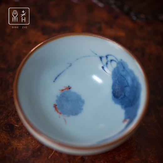 问鼎鼎者青花平口杯(白雪花)(三友)(竹叶芭蕉)(兰石)（缺货） 商品图1