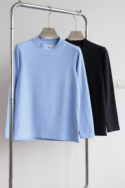 BRUNELL0 CUC1NELLI 四面弹莫代尔长袖T恤 CX169 商品图3