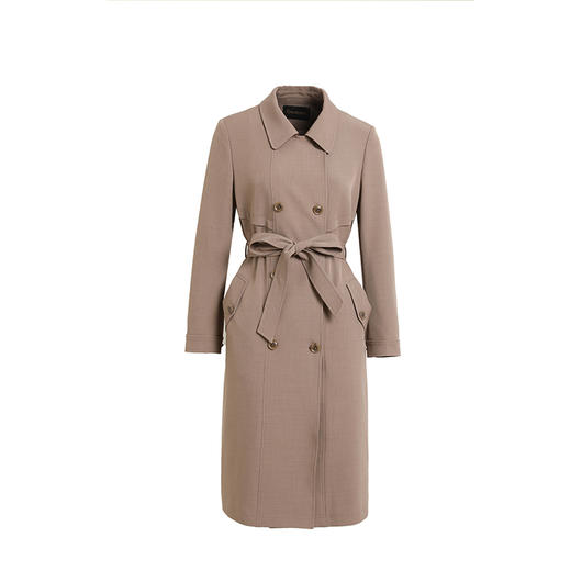 乔万尼风衣女款新款高级感小个子收腰外套EM3A465 商品图4