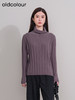 oldcolour欧珂冬季新款修身时尚长袖半高领毛织套头衫女P440511A1 商品缩略图0