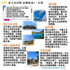 【东京出发】富士山B线（双湖温泉）一日游 五合目山中湖河口湖 大石公园 音乐之森美术馆