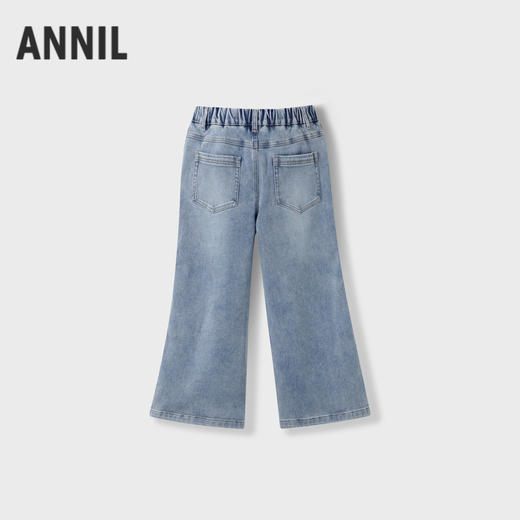 女童黑科技发热加绒牛仔冬季新款安奈儿童装实体店同款AG446851 商品图1