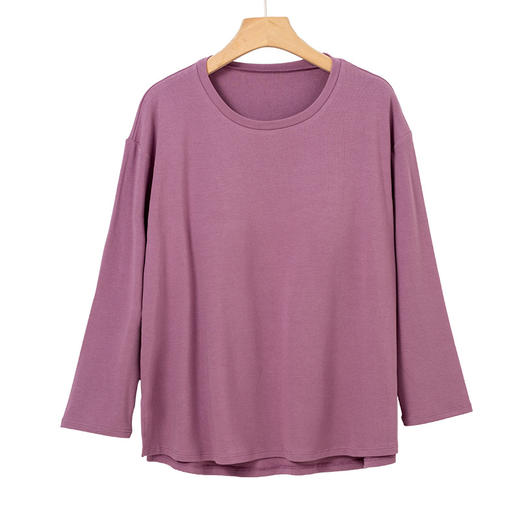 【享受居家的温暖！带胸垫居家服】舒适无感罩杯，可家居外穿，解放女性束缚，加厚长袖套头宽松家居服L 商品图3