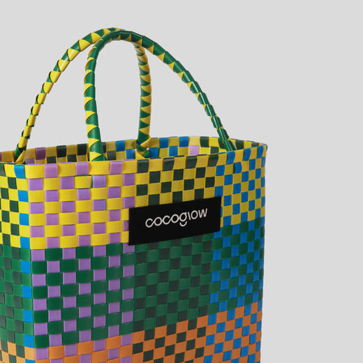cocoglow · AUTUMN SHINE 秋日暖阳系列原创手工工艺编织菜篮子中号/大号 商品图5