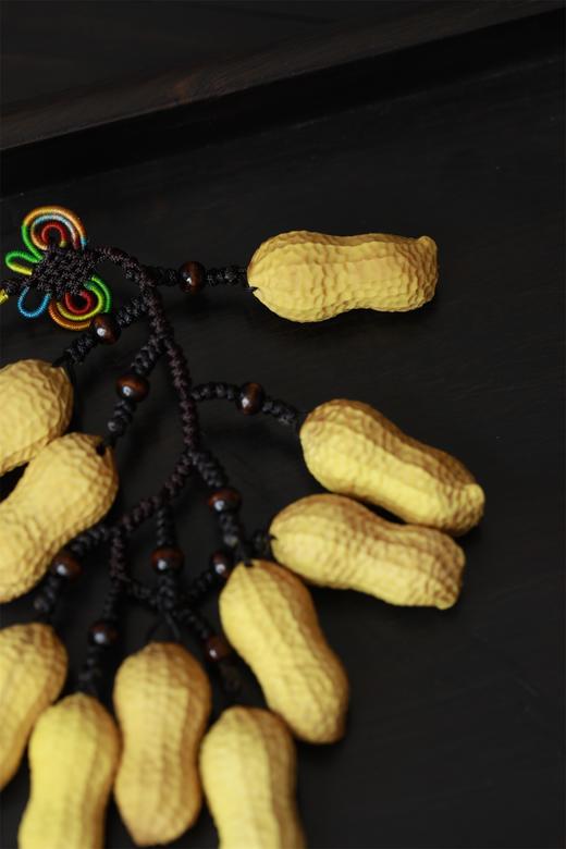 十粒花生串°黄杨挂件 商品图4