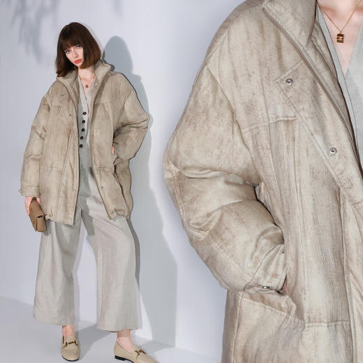 COCOBELLA安心可溯源羽绒服100%兰精天丝炒色90绒外套DC3027 商品图3