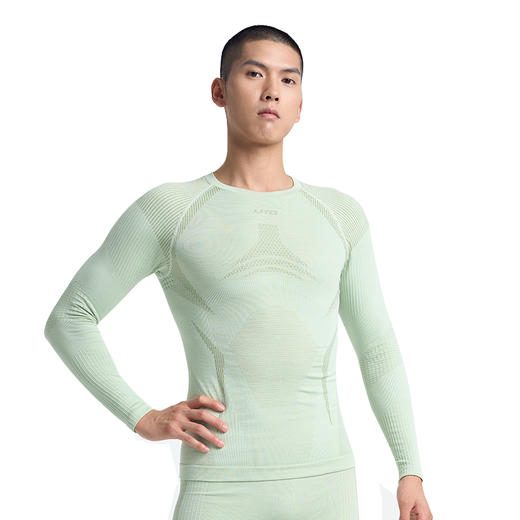 UTO/悠途美利奴绵羊毛速干女户外登山徒步滑雪保暖内衣男秋冬套装 商品图4