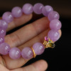 高品冰透紫锂辉手链13mm   JD 商品缩略图3