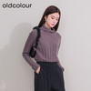 oldcolour欧珂冬季新款修身时尚长袖半高领毛织套头衫女P440511A1 商品缩略图2