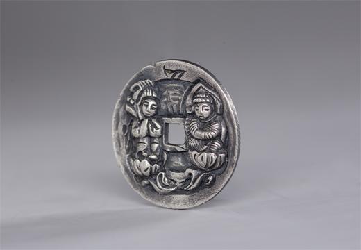 矩德泉坊 纯银手作  淳化元宝供养钱（2.5厘米版）001 商品图3