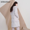 oldcolour欧珂冬季新款时尚修身中长款羽绒服女P450907A1 商品缩略图4