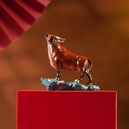 10号牛气高升 黄铜摆件【朱炳仁铜 】 商品图2