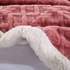 亚马逊塔芙绒羊羔绒毛毯柔软立体提花盖毯空调毯子珊瑚绒沙发毯被 商品缩略图3