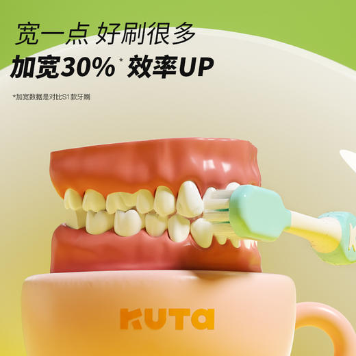 【天天低价】KUTA 3岁~8岁以上分龄牙刷+旅行牙膏组合 商品图9