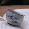 问鼎鼎者青花缸杯(鸿运)(锦鲤)(兰草)(莲蓬)(枇杷)（和为贵）（紫藤鸟）（缺货） 商品缩略图2