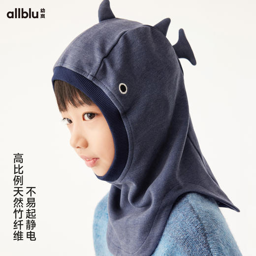 门店限定-【单件直降】【冬Vol.1】幼岚童装「安心德绒」带帽围脖防风保暖24年冬新款儿童男女童围脖ZY 商品图1