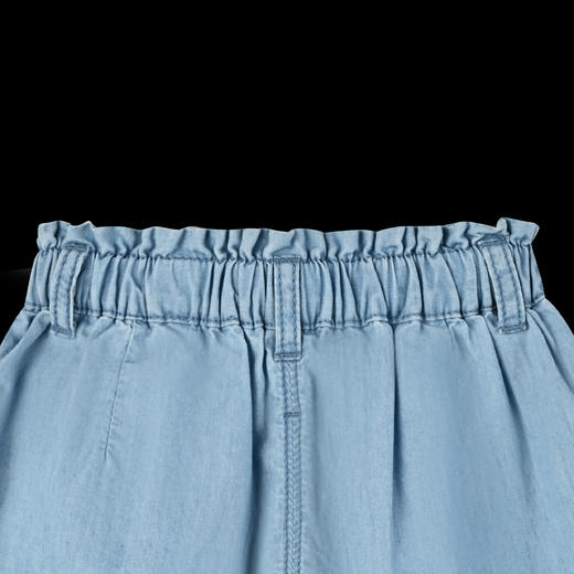 丽婴房-童衣类（夏）G3牛仔短裤6_浅蓝 商品图2