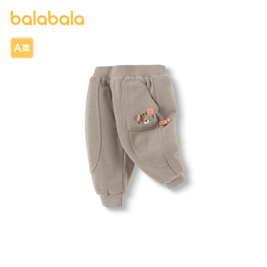 巴拉巴拉宝宝裤子男童长裤冬装运动裤休闲裤卫裤柔软舒适时尚可爱 商品图4