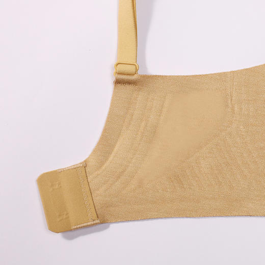 都市丽人内衣Vbra磨毛面料中厚文胸3/4杯二排扣无钢圈LBT6N4 商品图6