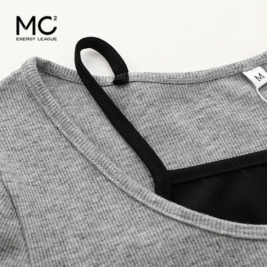 拼接蝴蝶结T恤两件套S4231537 商品图1