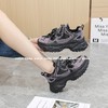 新品拼色厚底百搭显高女士老爹鞋253B43551（W） 商品缩略图7