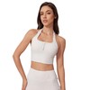 跃牌【禅语梵心】瑜伽挂脖美背女防震固定式胸垫速干辣妹风跑步撸铁健身运动文胸WX2827 商品缩略图4