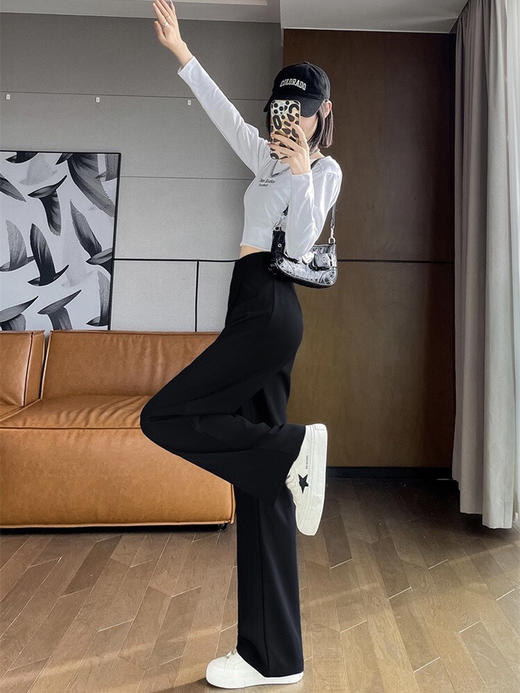 隐形扣窄版西装裤/双排扣窄版西装裤 商品图0