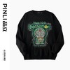 PINLI品立2024秋季新款男士烫钻叮当猫套头卫衣宽松潮牌休闲上衣BG243109012 商品缩略图3