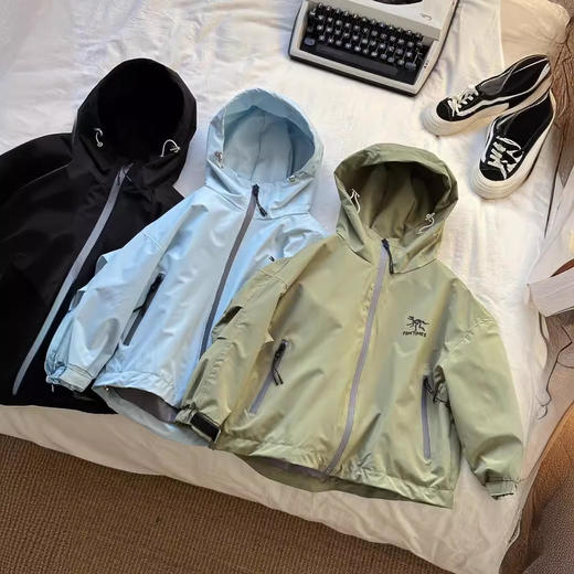 【69.9/件】男女童外套春秋装新款中大童洋气上衣韩版锋衣儿童夹克潮聚 商品图3