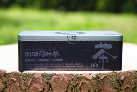 忆荷塘洪湖荷叶茶铁盒装80克 商品图0