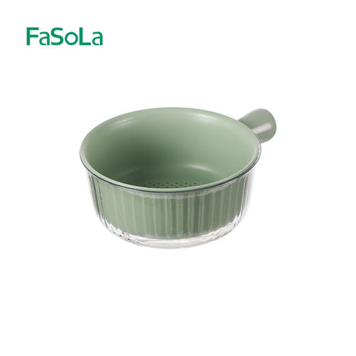FaSoLa洗菜盆沥水篮新款厨房双层洗菜篮子洗水果篮水果盘客厅家用 商品图5