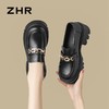ZHR则则金属衔扣厚底乐福鞋女鞋2024新款复古优雅百搭小皮鞋 商品缩略图8
