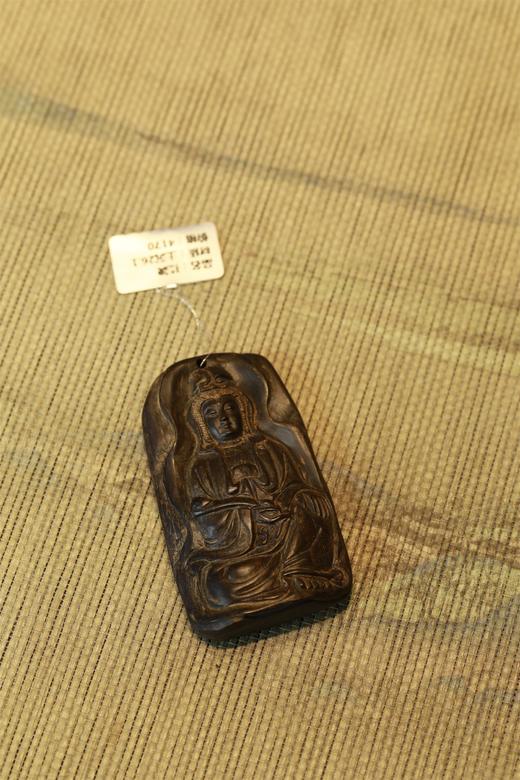 H003Y08°土沉木观音挂牌 商品图1